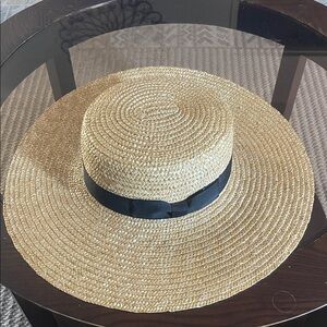 Lack of Color Spencer wide brimmed boater hat size (M)